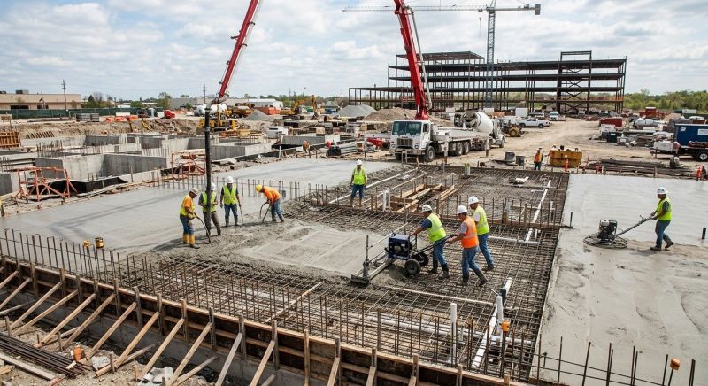 Commercial Slab Installation in Watauga County, NC