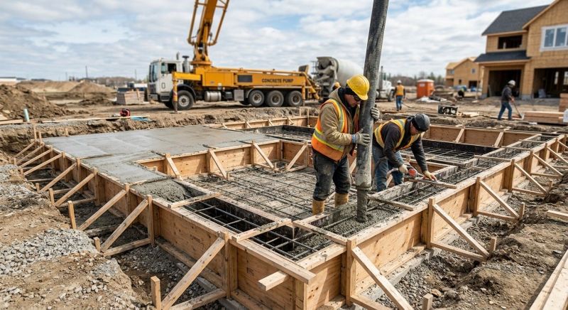 Foundation Wall Pouring in Collettsville, NC
