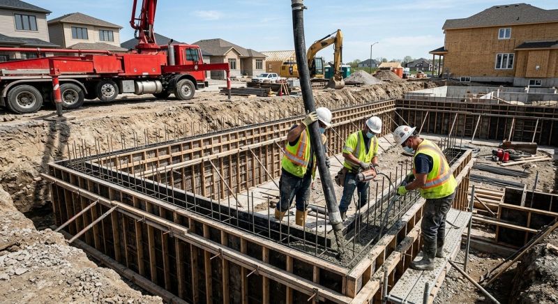 Foundation Wall Pouring in Elk Park, NC