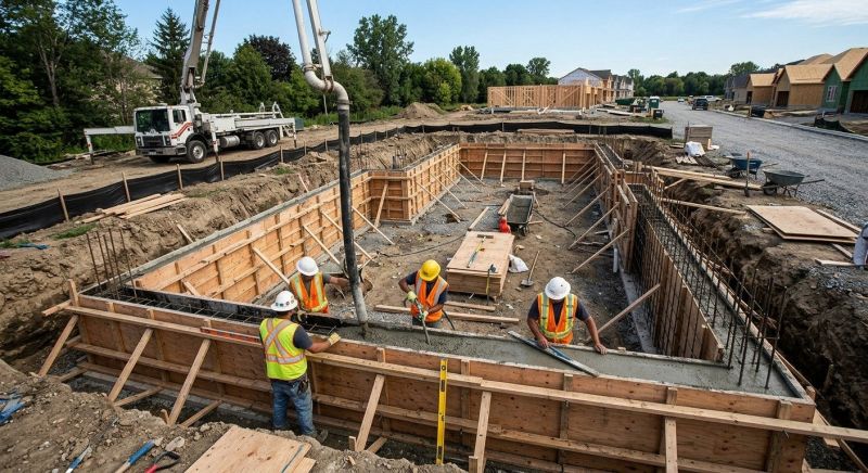 House Foundation Installation in Boone, NC